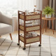 Wooden 3 Tier Trolley